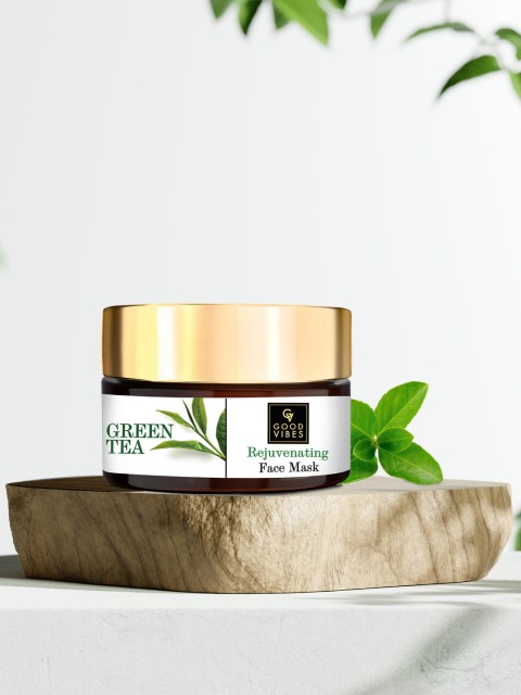 

Good Vibes Transparent Green Tea Rejuvenating Face Mask
