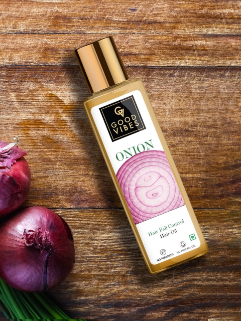 

Good Vibes Transparent Onion Hairfall Control Hair Oil