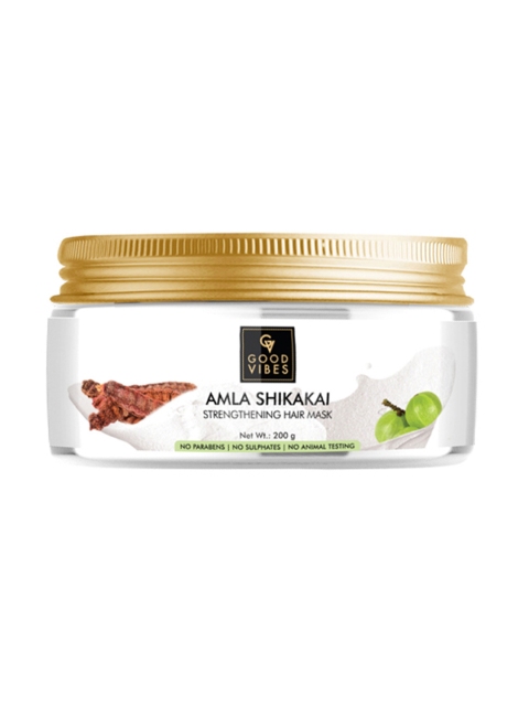 

Good Vibes Transparent Amla Shikakai Strengthening Hair Mask