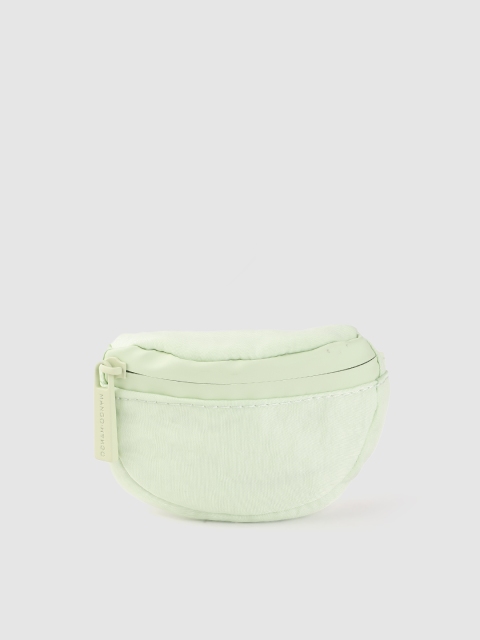 

MANGO Women Sea Green Solid Wrist Coin Pouch