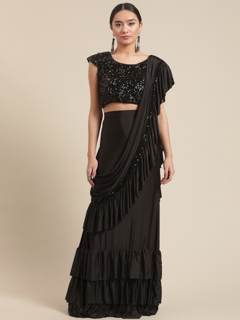 

Grancy Black Ready to Wear Saree