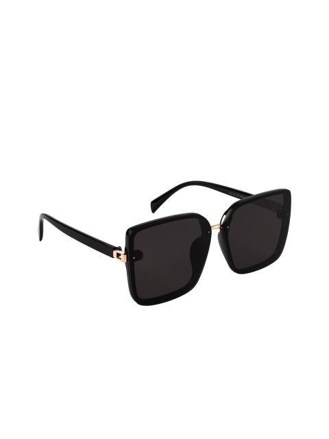 

AISLIN Women Black UV Protected Square Sunglasses