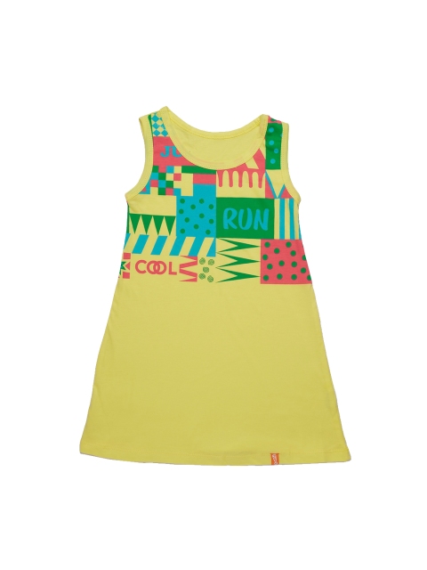 

You Got Plan B Yellow & Green A-Line Dress