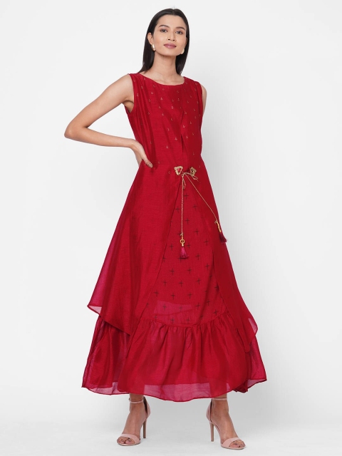 

ZOLA Women Red Anarkali Kurta