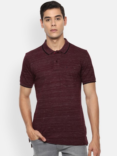 

Van Heusen Sport Men Maroon Polo Collar T-shirt
