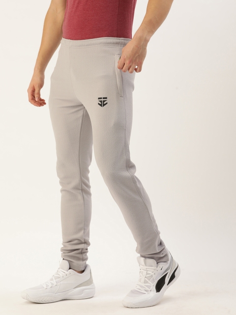 

Sports52 wear Men Grey Melange Slim Fit Solid Rapid-Dry Regular Track Pants