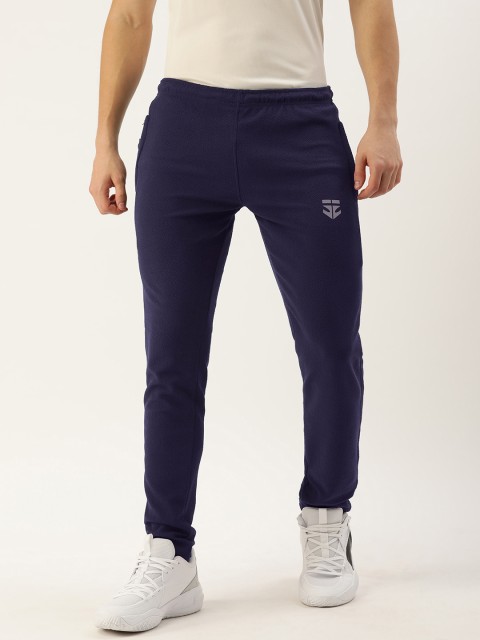 

Sports52 wear Men Navy Blue Slim Fit Solid Track Pants