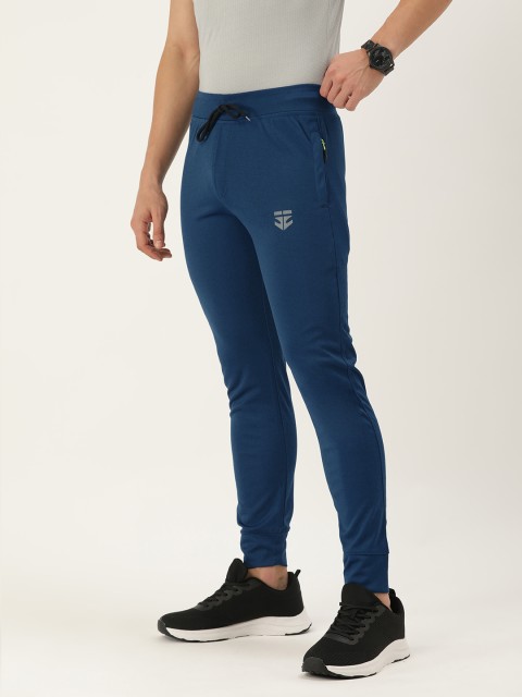 

Sports52 wear Men Blue Solid Slim Fit Joggers