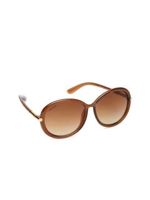 

Fastrack Women Round Gradient Sunglasses P347BR1F, Brown