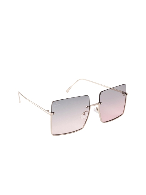 

AISLIN Women Grey UV Protected Oversized Sunglasses