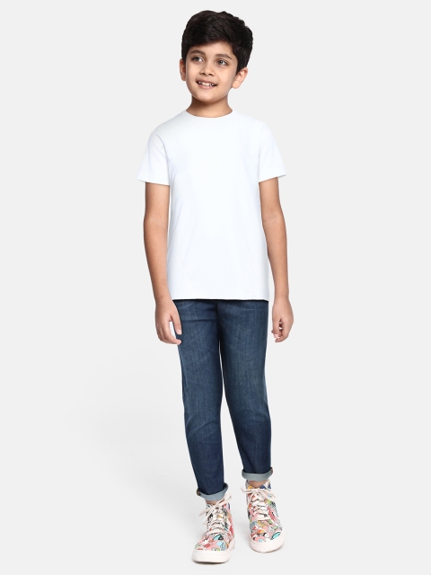 

Allen Solly Junior Boys Blue Slim Fit Light Fade Stretchable Jeans