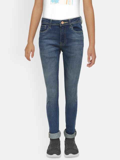 

Allen Solly Junior Boys Navy Blue Skinny Fit Stretchable Jeans
