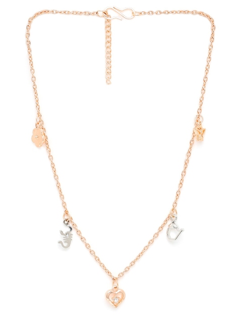 

Mahi Women Rose Gold Choker Necklace