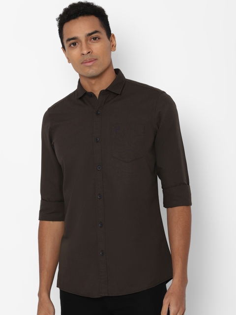 

Solly Jeans Co Men Brown Casual Shirt
