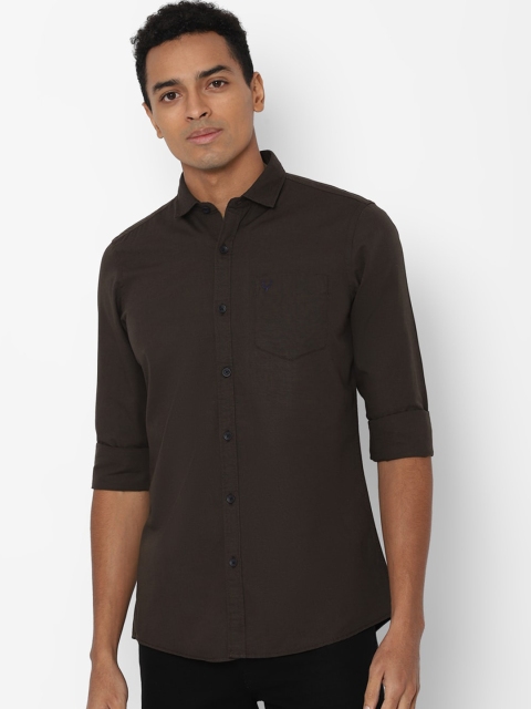 

Solly Jeans Co Men Brown Casual Shirt