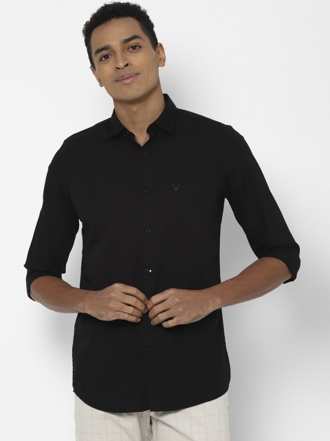 

Allen Solly Men Black Slim Fit Casual Shirt