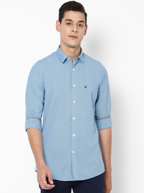 

Allen Solly Men Blue Slim Fit Casual Shirt