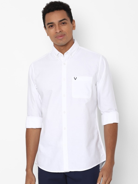 

Allen Solly Men White Slim Fit Casual Shirt