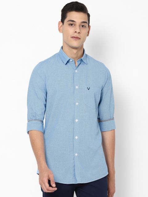 

Allen Solly Men Blue Slim Fit Casual Shirt