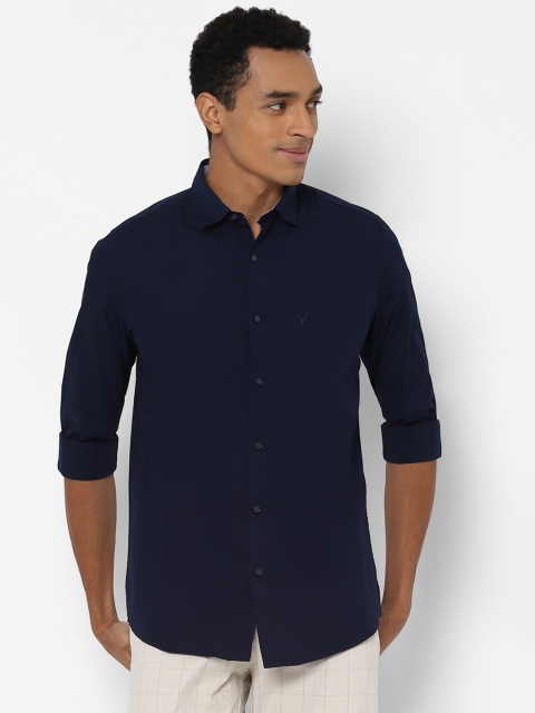 

Allen Solly Men Navy Blue Slim Fit Casual Shirt