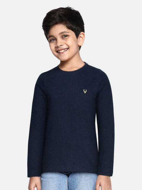 

Allen Solly Junior Boys Pack of 2 Round Neck Pure Cotton Tshirts, Coral