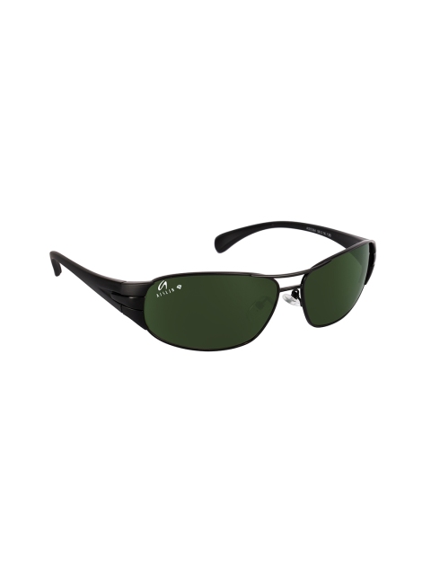 

AISLIN Men Black Toughened Glass UV Protected Rectangular Sunglasses