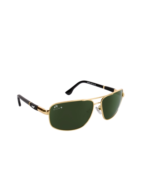 

AISLIN Men Green Rectangle Sunglasses
