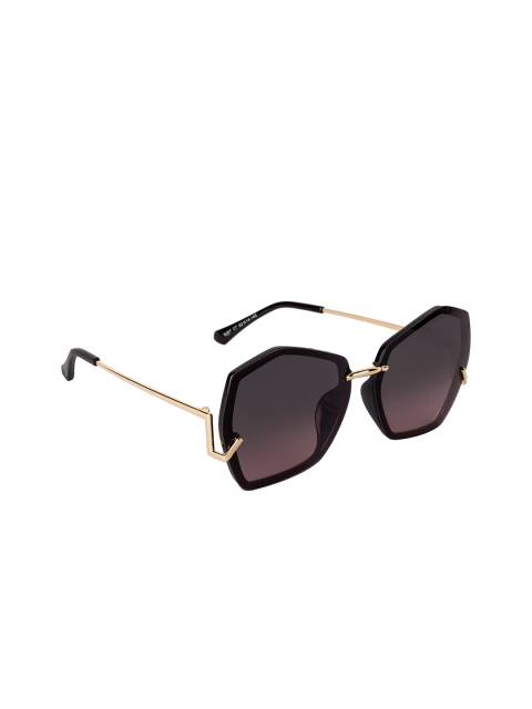 

AISLIN Women Grey Rim-Less Butterfly Sunglasses