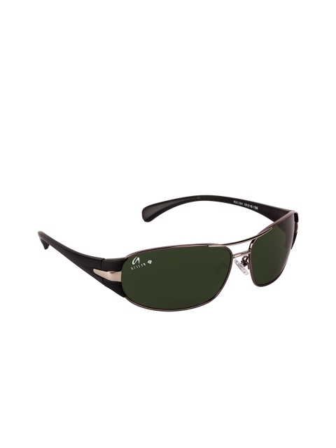 

AISLIN Unisex Black UV Protected Rectangular Sunglasses