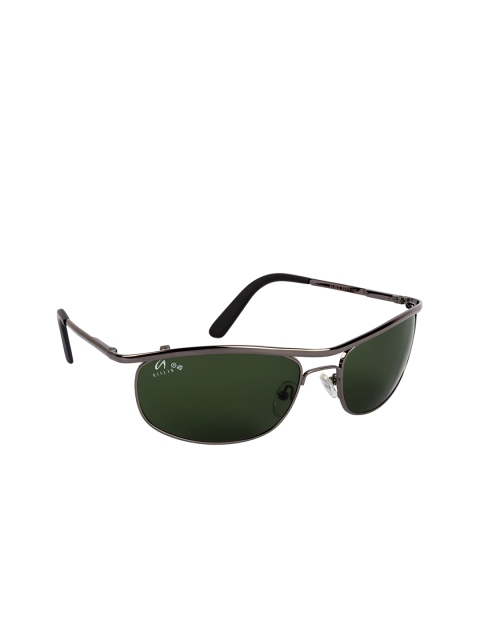

AISLIN Men Black Toughened Glass UV Protected Rectangular Sunglasses