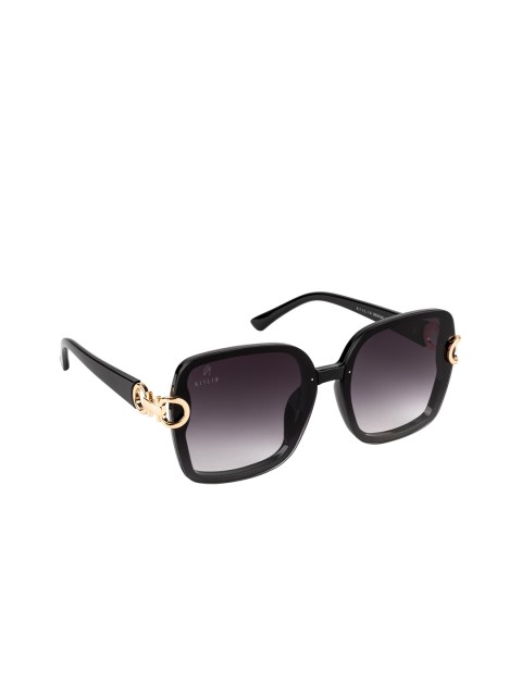 

AISLIN Women Grey Lens & Black Butterfly Sunglasses with UV Protected Lens
