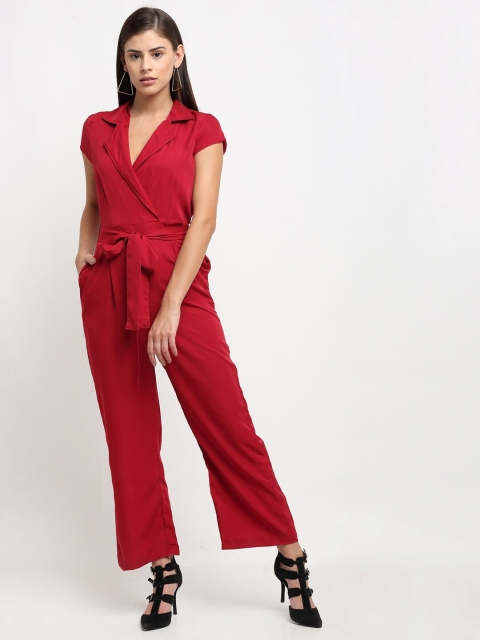 

emeros Women Maroon Jumpsuit