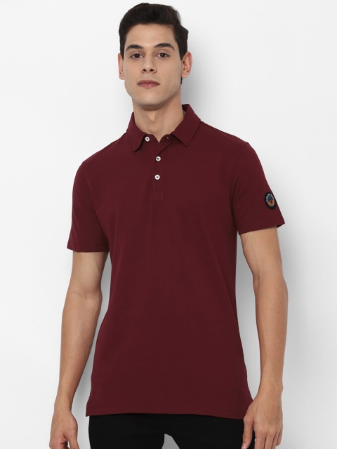 

Allen Solly Sport Men Maroon Polo Collar T-shirt