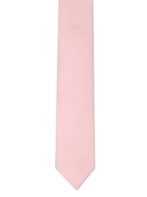 

Louis Philippe Men Pink Woven Designed Broad Tie