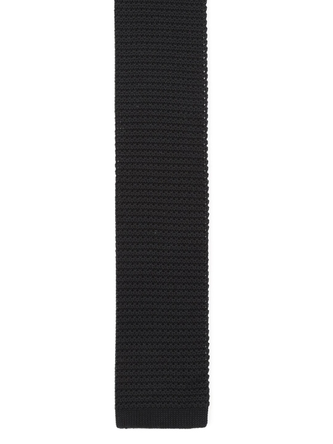 

Louis Philippe Men Black Woven Designed Broad Tie