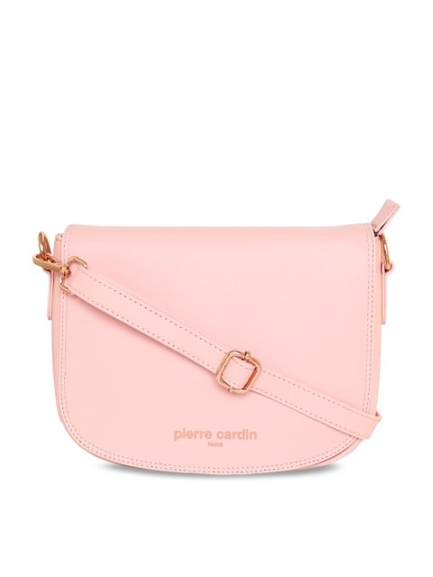 

pierre cardin Pink PU Structured Sling Bag