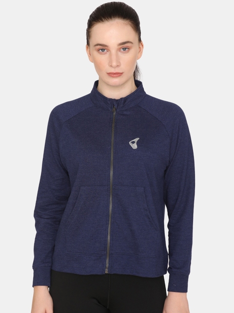 

Zelocity by Zivame Women Blue Solid Sporty Jacket