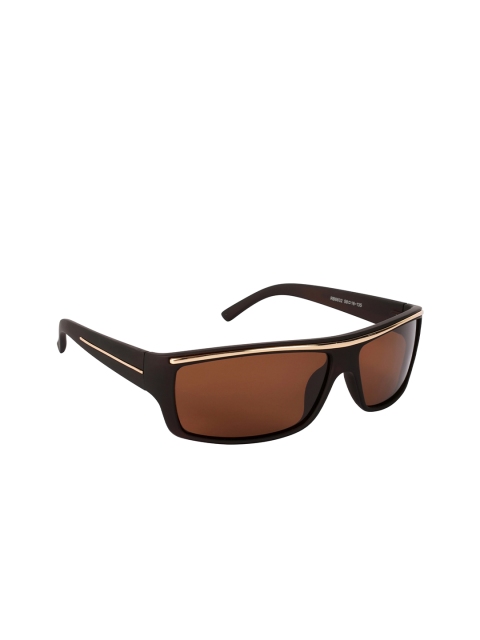 

AISLIN Unisex Brown Lens Shield Sunglasses UV Protected Lens 14625-94-AS-8832