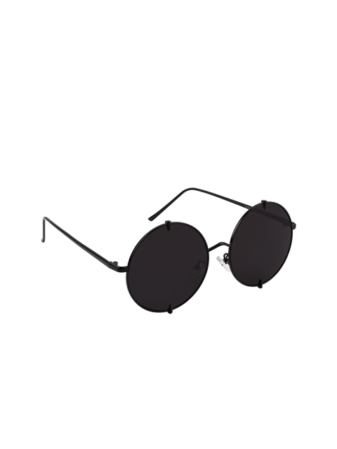 

AISLIN Women Black Lens & Black Round Sunglasses with UV Protected Lens