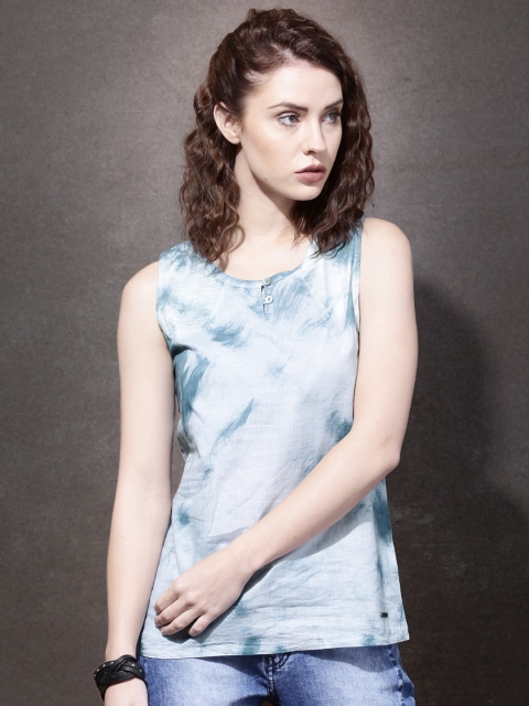 

RDSTR Women Grey Printed Regular Top