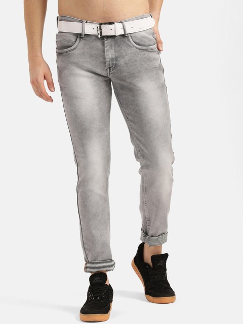 

V2 Value & Variety Men Grey Heavy Fade Jeans