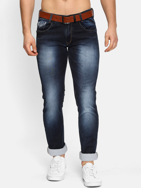 

V2 Value & Variety Men Blue Heavy Fade Jeans