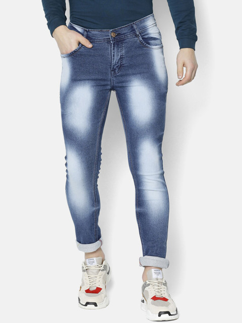 

V2 Value & Variety Men Blue Heavy Fade Jeans