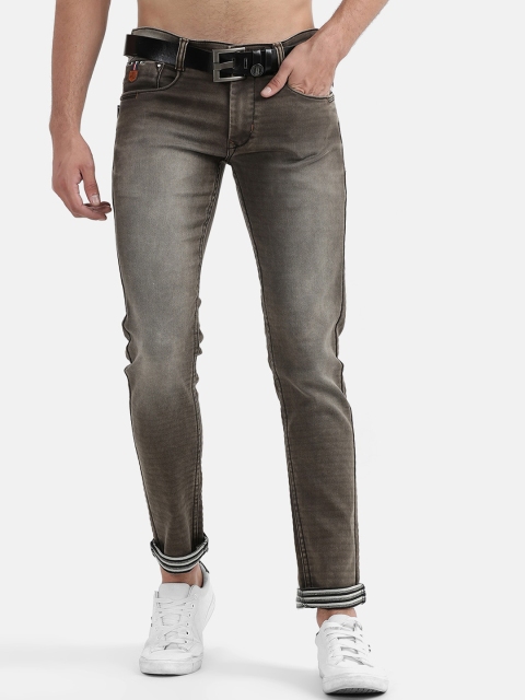

V2 Value & Variety Men Brown Heavy Fade Jeans