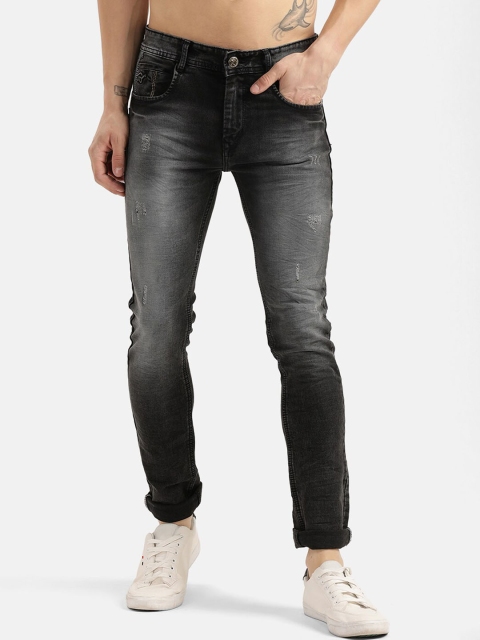 

V2 Value & Variety Men Grey Mildly Distressed Heavy Fade Jeans