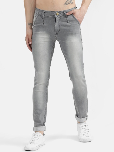 

V2 Value & Variety Men Grey Heavy Fade Jeans