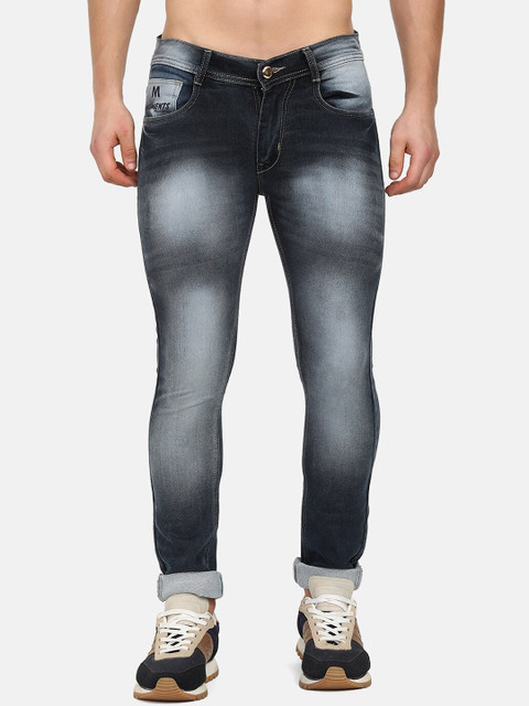 

V2 Value & Variety Men Grey Heavy Fade Jeans