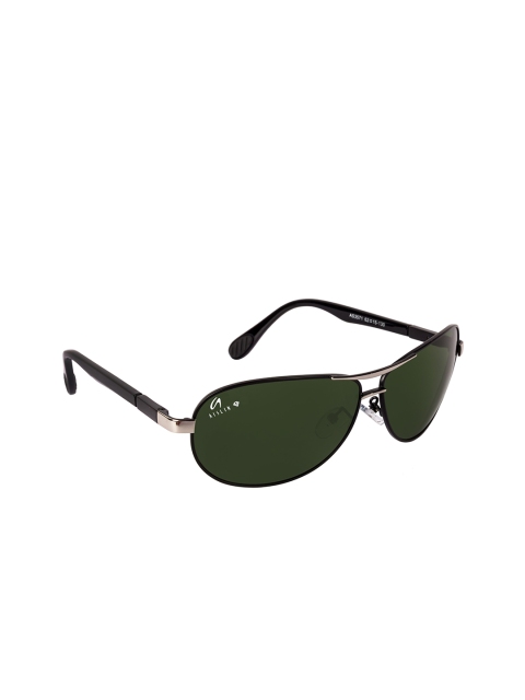 

AISLIN Men Dark Green UV Protected Aviator Sunglasses 14334-55-AS-3571