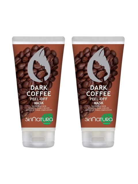 

Skinatura Unisex Set of 2 Dark Coffee Peel-Off Mask, Brown