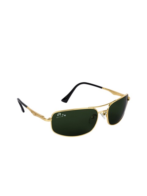

AISLIN Men Dark Green UV Protected Rectangular Sunglasses 12762-5-AS-3526